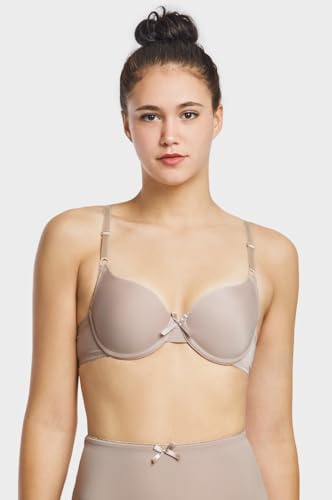 Image of Mamia Women's Basic Plain Bras, Pack of 6