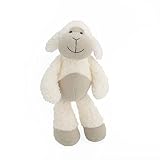 MR VIVICARE 17" Cuddly White/Cream Huggable Sheep Stuffed Animals for Boys and Girls,Soft and Adorab