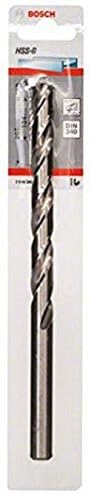 Bosch Professional 10 pcs. HSS-G Metal Drill Bit Set (for metal, Ø 1-10 mm, Robust Line, Accessory Drill Driver)