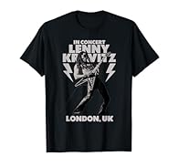 Official Lenny Kravitz Merchandise Lenny Kravitz T-Shirts for Men, Women, Girls and Boys; Lenny Kravitz T-Shirt for Adults Lightweight, Classic fit, Double-needle sleeve and bottom hem