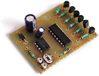 Electronic Spices Dc 6 Channel LED Chaser with Adjustable Speed,Circuit With CD4017, 555 Timer (6CHANNEL)