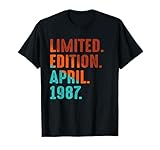 Limited Edition April 1987 Birthday T-Shirt