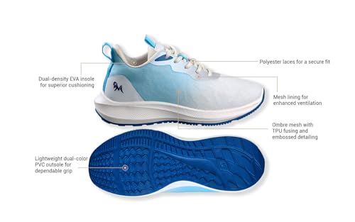Image of Neeman's The Spiffs Sneakers for Men | Crafted with Ombre Mesh with TPU Fusing Upper Comfortable and Flexible Casual Shoes for Men