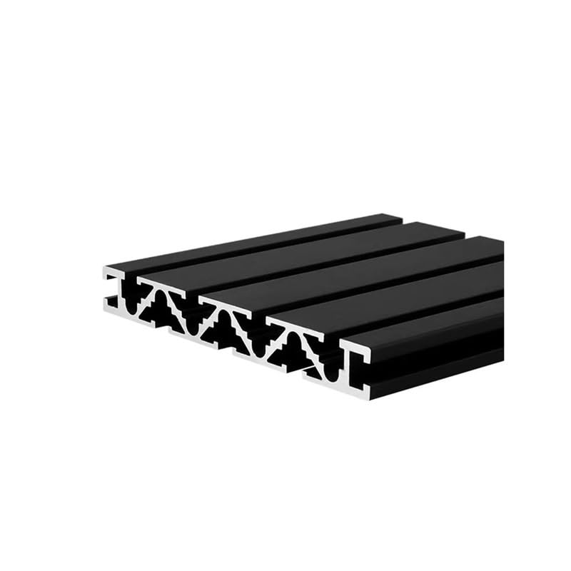 1pc 15120 profil aluminiowy wytłaczany 100mm-1000mm długość anodowana szyna liniowa 15x120 Mm dla majsterkowiczów stół warsztatowy drukarki 3D części CNC(Black,350mm)