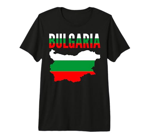 Bulgaria Map Flag Pride National Premium Tri-Blend T-Shirt