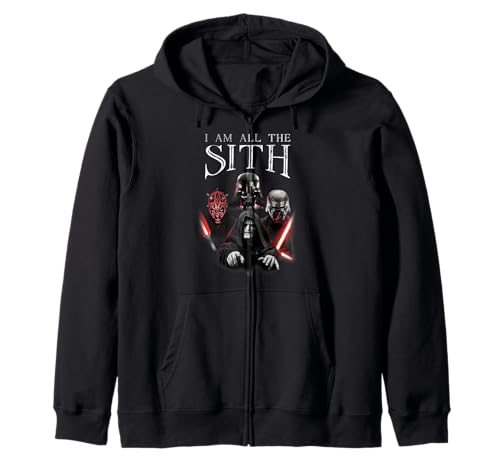Sweat Star Wars I Am All The Sith idée cadeau originale pour fan de la saga culte
