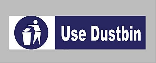 signEver™ Use Dustbin Sign Board Collage Office Signage Business 3mm ...
