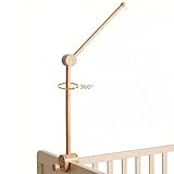 Mobile Halterung Holz für Babybett, Mobile Halterung Wickeltisch für Kinderzimmer-Dekoration, Angepasst Mobile Halter Gestell Stange für Aufhängung Windspiele Bettglocke, Baby Bett Spielzeuge