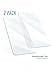 Smartish Screen Protector for iPhone 11 Pro, XS, X - Tuff Sheet - Scratch Resistant Tempered Glass with Alignment Tool - Clear 2-Pack
