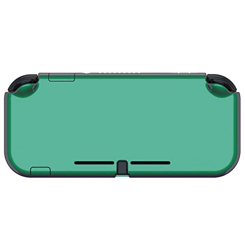 Extremerate Playvital Glossy Chameleon Green Purple Protective Case For Nintendo Switch Lite, Hard Cover Protector For Nintendo Switch Lite - 1 X Black Border Tempered Glass Screen Protector Included #TOP4