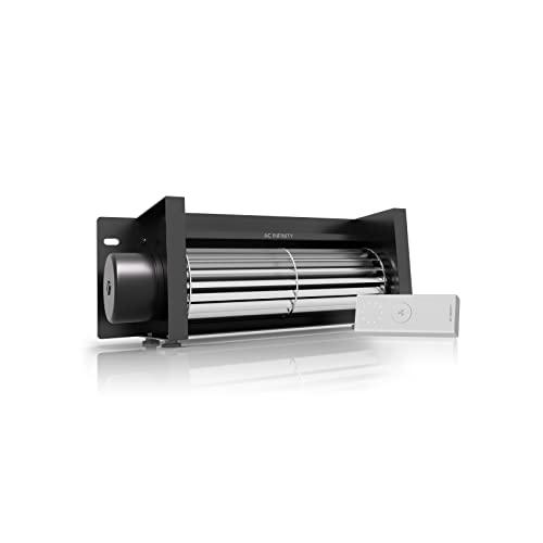 AC Infinity AIRBLAZE S10, Universal Fireplace Blower Fan Kit 10&rdquo; with Wireless 10-Speed...