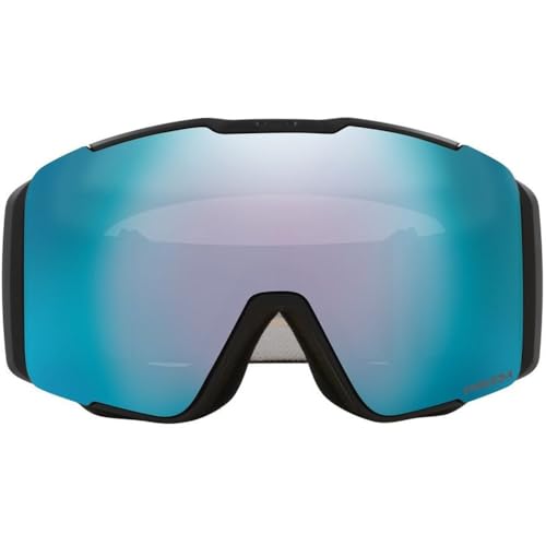 Oakley Line Miner Pro Snow Goggle, Matte Black Strap w/Prizm Snow Sapphire Iridium Lens, Large