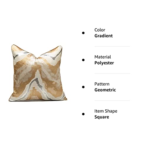 Gold Decorative Throw Pillow Covers,26X26,Euro Pillow Covers,Euro Shams, Gold Cushion Cover For Couch,Sofa,Bed,Home Decor (Gold26Inchx26Inch) #TOP6