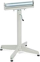 Vista 3 de Soporte de material de rodillo de pedestal ajustable HTC HSS-10, con un rodillo de rodamiento de bolas de 16