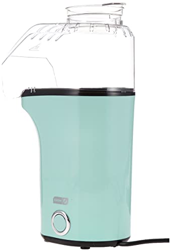 Dash Fresh Pop Popcorn Maker Electric Hot Air Popper 16 Cup Aqua - Image 4