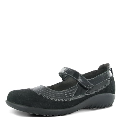Image of NAOT Footwear Women's Kirei Maryjane with Cork Footbed and Arch Comfort and Support - Lightweight and Perfect for Travel- Removable Footbed
