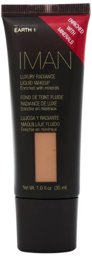 Iman Cosmetics Luxury Radiance Liquid Makeup -- Earth 1 #TOP7