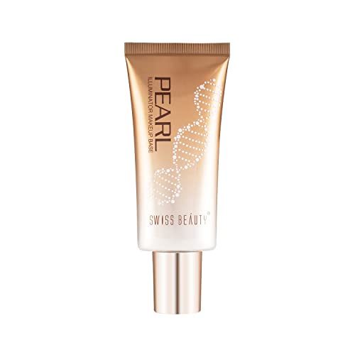 Swiss Beauty Foundation Pearl Illuminator Liquid Highlighter With Radiance Finish | Waterproof, Easily Blendable Illuminator For Face Makeup | Shade -01, 35Gm |
