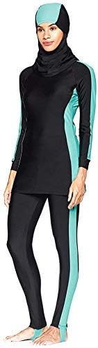 YEESAM Muslim Swimming Costume Women, Modest Swimwear Full Length Swimsuit - Girls & Ladies Modesty Swimwear Burkini Hijab