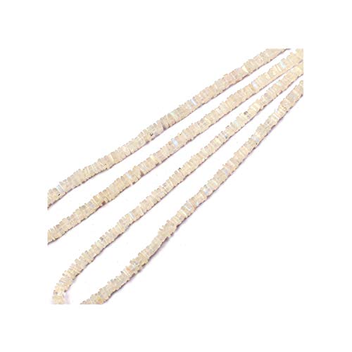 Perles plates carrées Heishi pour créer un ras-de-cou tendance