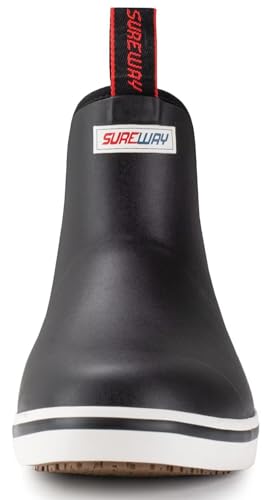 Image of SUREWAY Women's Deck Boots Professional Non-Slip Fishing & Ankle Deck Boot Waterproof Rain Boots