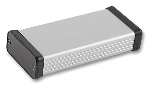 1455C1202 - Enclosure, 1455 Series, Extruded With Plastic End Panels, Instrument, 23 mm, 54 mm, 120 mm RoHS Compliant: Yes (Pack of 2) (1455C1202)