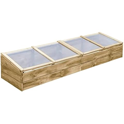 vidaXL Serre en Bois Imprégné Cover