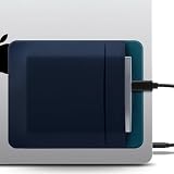 Afterplug 2-Pocket Adhesive Hard Drive Holder for Laptop, Stick-On Pocket Pouch for External Portable SSD, HDD, Slim Mouse and Cables (Large - Fits SSD & 2.5' Drives)