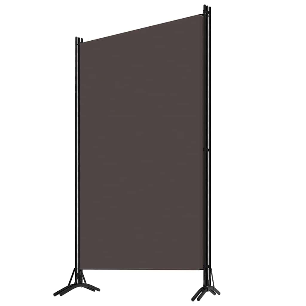 Paravent marron 260 x 180 cm avec 3 éléments, pliable, autonome, brise-vue, cloison de séparation, idéal pour chambre à coucher, salon, bureau, balcon et jardin