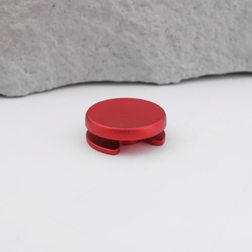 Image of 1pc Joystick Cap Metal Buttons Replacement Thumb Pad Cap Analog Compatible with Nintendo New 3DS 2DS XL LL Red Metal Thumbstick Grip