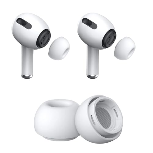 Pontas de Borracha Silicone para Fones de Ouvido Apple AirPods Pro Borrachinha Confortáveis Adaptador Encaixe Orelha Earbud (Tamanho G)