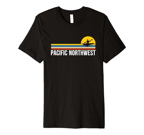 Pacific Northwest Vintage Kayaking T-Shirt
