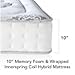 Classic Brands Decker Cool Gel Memory Foam and Innerspring Hybrid 10-Inch Mattress, Mattress in a Box, Twin