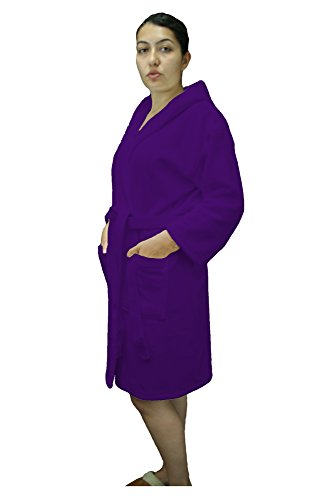 Terry Cotton Hooded Robe for Men and Women2