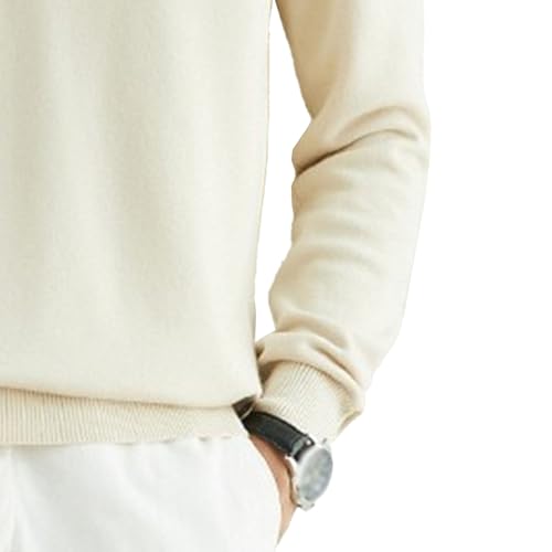 Mens V-Neck Basic Designed Long Sleeve Casual Business Cotton Pullover Soft Lightweight Textured Sweaters3