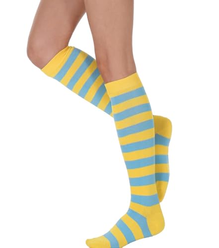 Striped Knee High Socks for Women Outdoor Sport Athletic Stripe Casual Tube Socks2