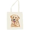 PrintPact Personalised Cotton Tote Bag, 15L Capacity, Custom Canvas Shopper with Name and Image, Natural, 155gsm #3
