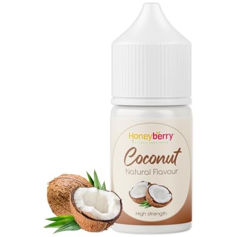 HONEYBERRY 30ml Natural Coconut Flavouring Essence Cover