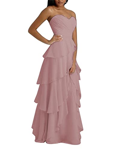 Robe de demoiselle d'honneur col en cœur rose 54 plus pour sublimer les formes sans complexe