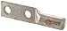 Morris Products 94382 Long Barrel Compression Lug, 2 Hole, Copper, 350mcm Wire Range, Red Color Code, 1-3/4" Stud Size