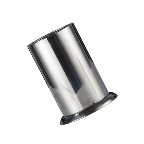 STOBAZA Thicken Stainless Steel Utensil Holder with Holey Base for Countertop Storage Organizer Sleek Design for Kitchen Tools