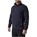 5.11 Tactical Men's Job Shirt 1/4 Zip 2.0 – Water-Resistant Fleece, 100% Cotton, Style 72534ABR, Fire Navy, Medium Regular