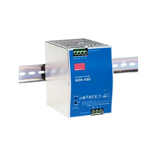 Alimentation à découpage pour automatisation industrielle NDR-480-24 rail DIN 220V vers 24V 20A