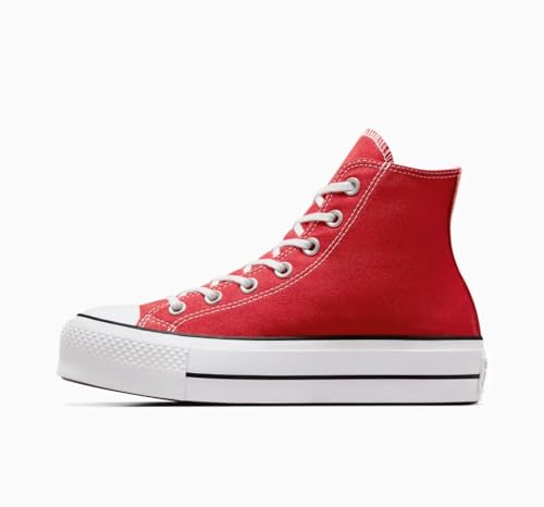 Converse CTAS Lift Platform Hi Womens, Red, Size 9.52