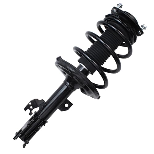 Image of Detroit Axle - 6pc Front Struts Kit for Toyota 2007-2011 Camry 2006-2012 Avalon 2007-2009 Lexus ES350, 2 Struts with Coil Spring Assembly 4 Outer Inner Tie Rod Ends Replacement Suspension Kit