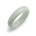 Produktbild Bling Jewelry Einfache Edelstein Ewigkeit Stapelbar Weiß Eingefärbten Jade Bandring Ringe Für Damen Für Jugendlich August Geburtsstein