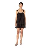 Col bandeau, style pull Free People Sweet Thing Tunic Dress Black XS (Women\'s 0-2)