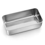 LIANYU Stainless Steel Loaf Pan 9” x 5”, Heavy...