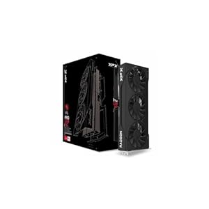 XFX Swift AMD Radeon RX 9060 XT OC Triple Fan Gaming Edition with 16GB GDDR6 HDMI 2xDP, AMD RDNA 4 RX 9060XT RX-96TS316BA