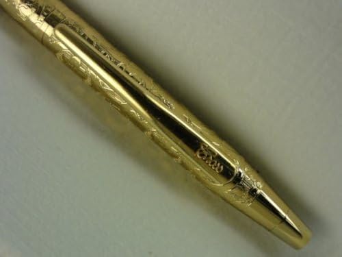 Cross Stylo à bille Elite Century or 22 carats fleuri pour ne plus rater vos signatures